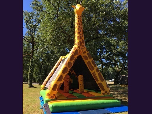 Location structure gonflable Girafe en Charente Maritime par Petites Puces à Saintes